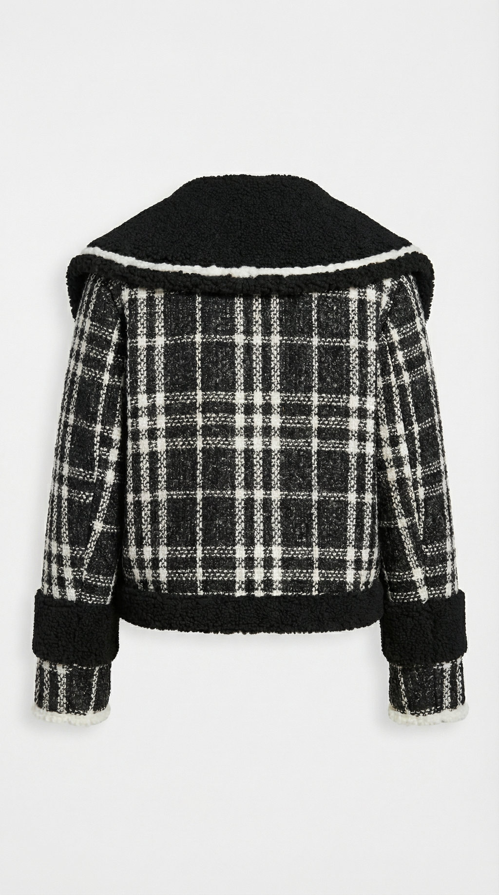 Solenn - Tweed Jacket with Extravagant Collar