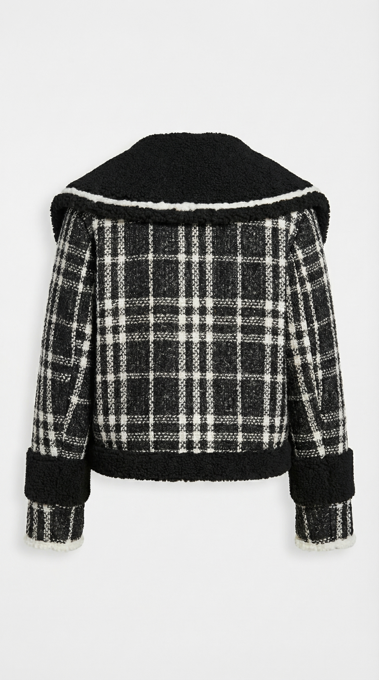 Solenn - Tweed Jacket with Extravagant Collar