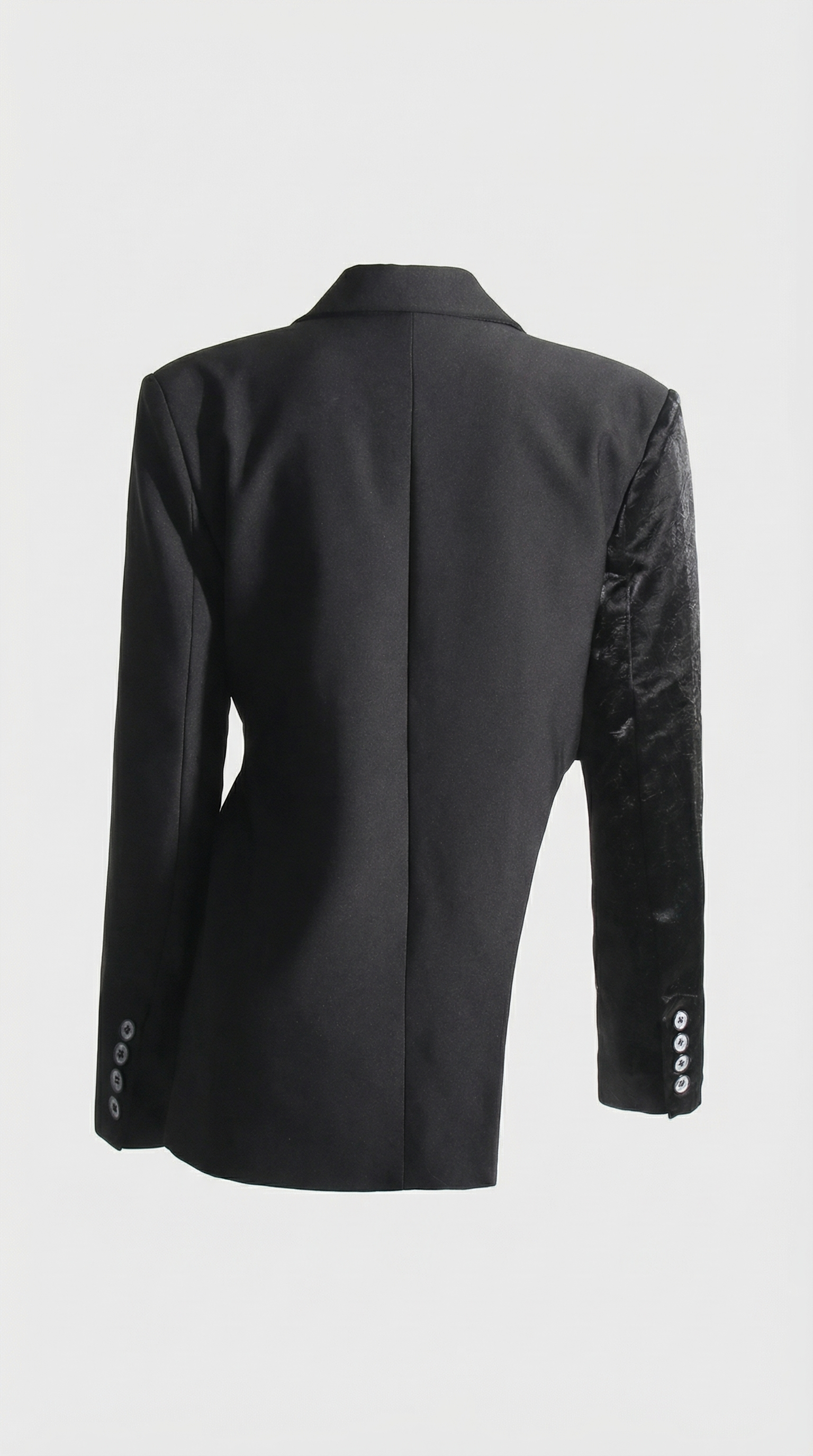 Velin - Long Sleeve Irregular Blazer with Belt