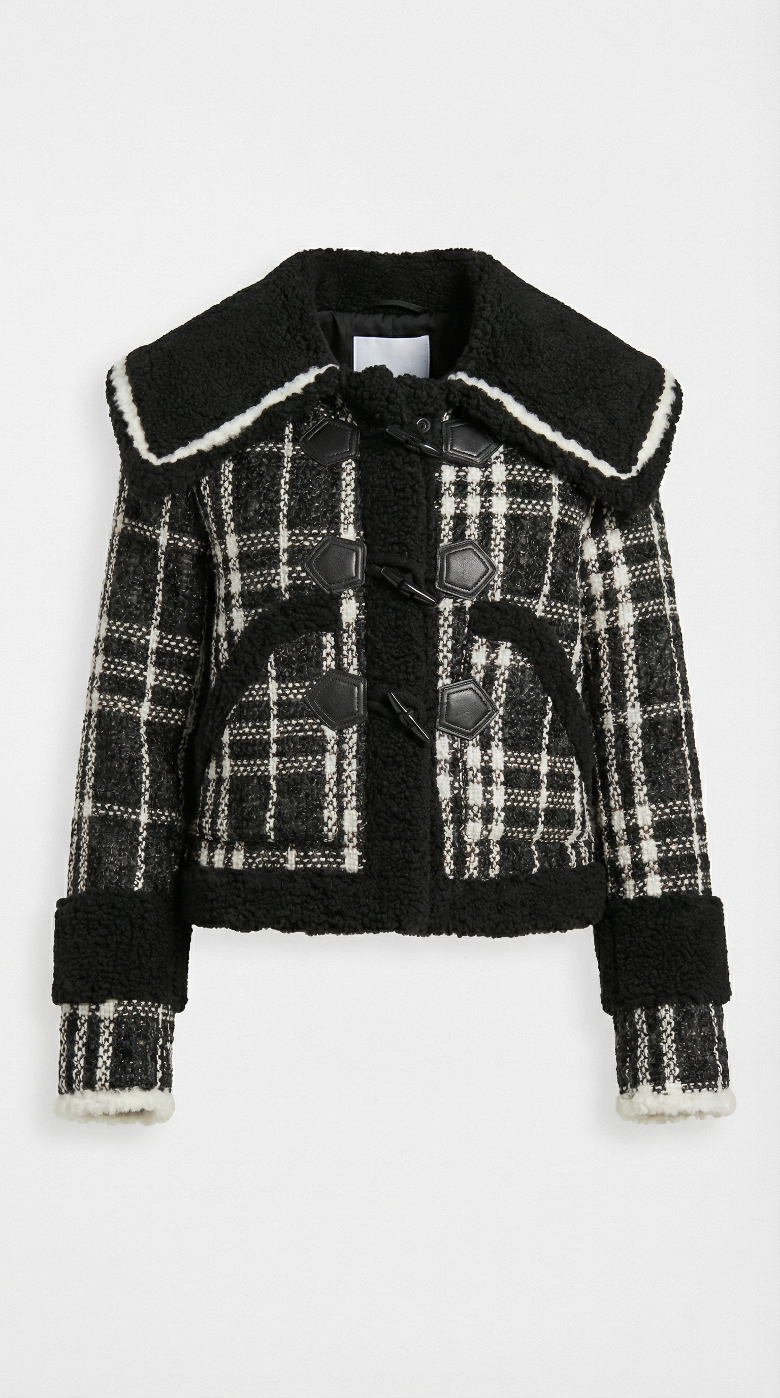 Solenn - Tweed Jacket with Extravagant Collar