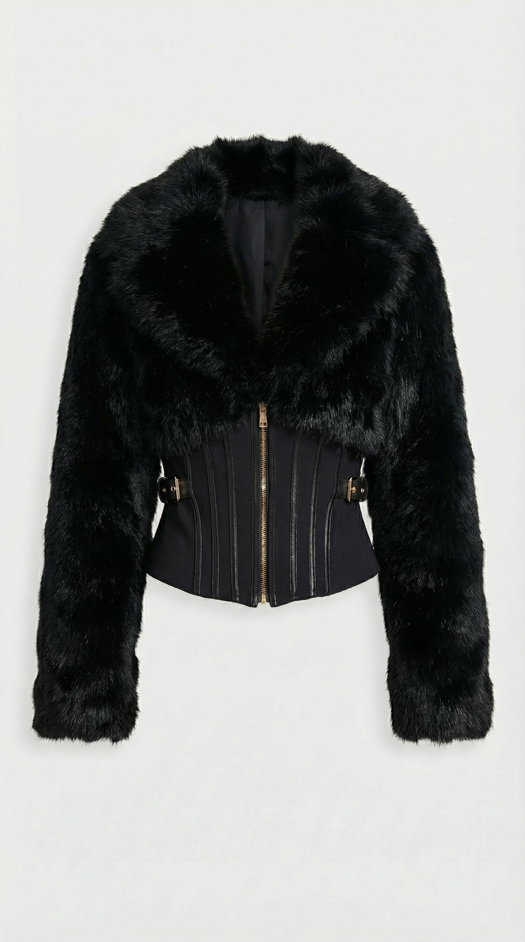 Flores - Fusion Long Sleeve Fur Jacket
