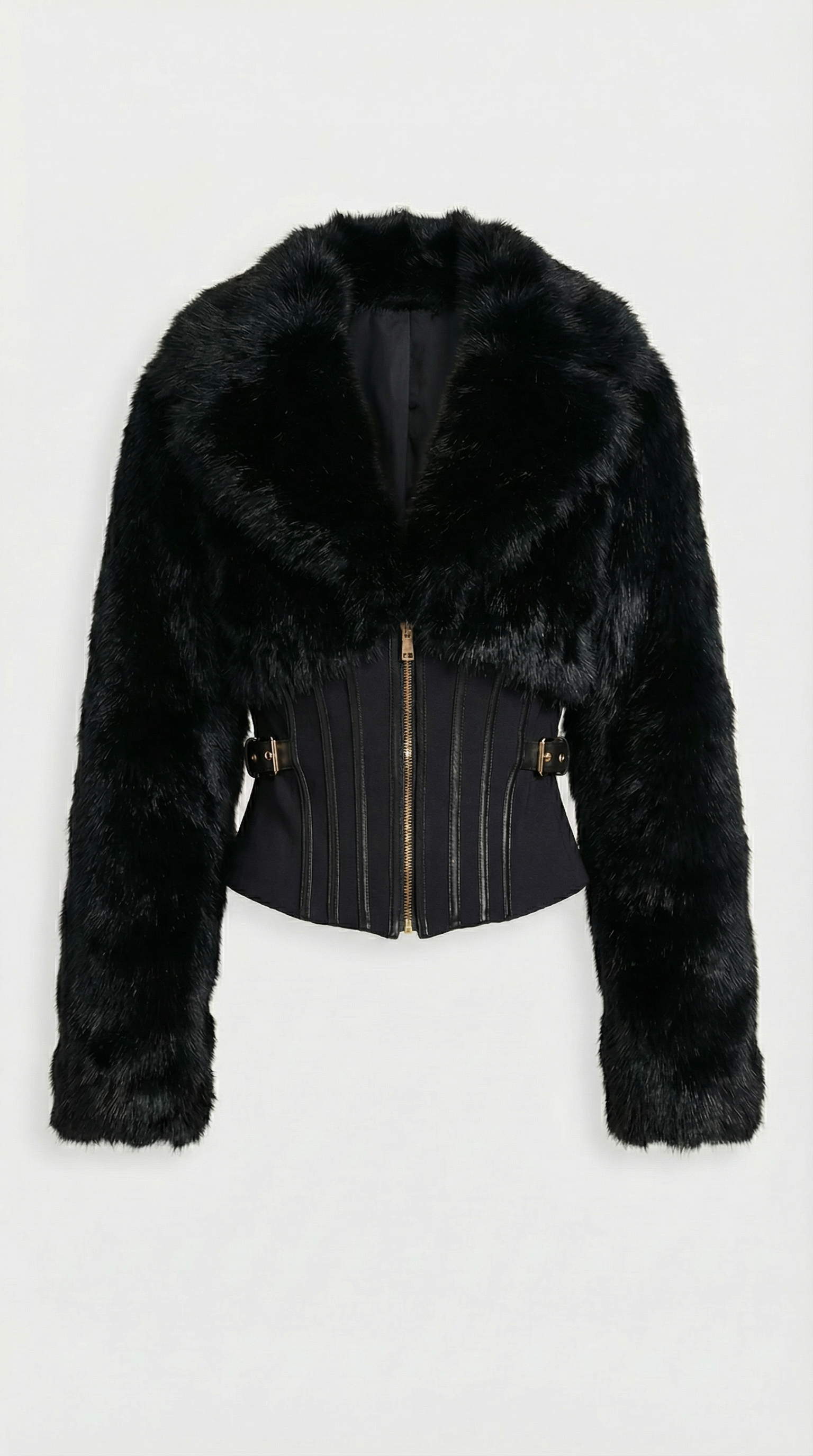 Flores - Fusion Long Sleeve Fur Jacket