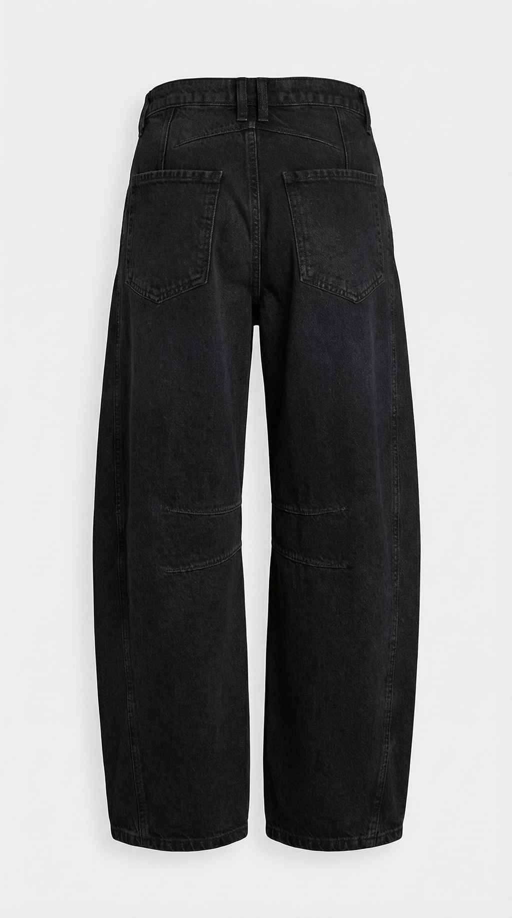 Storma - High Stretch Mid-Rise Barrel Jeans Black