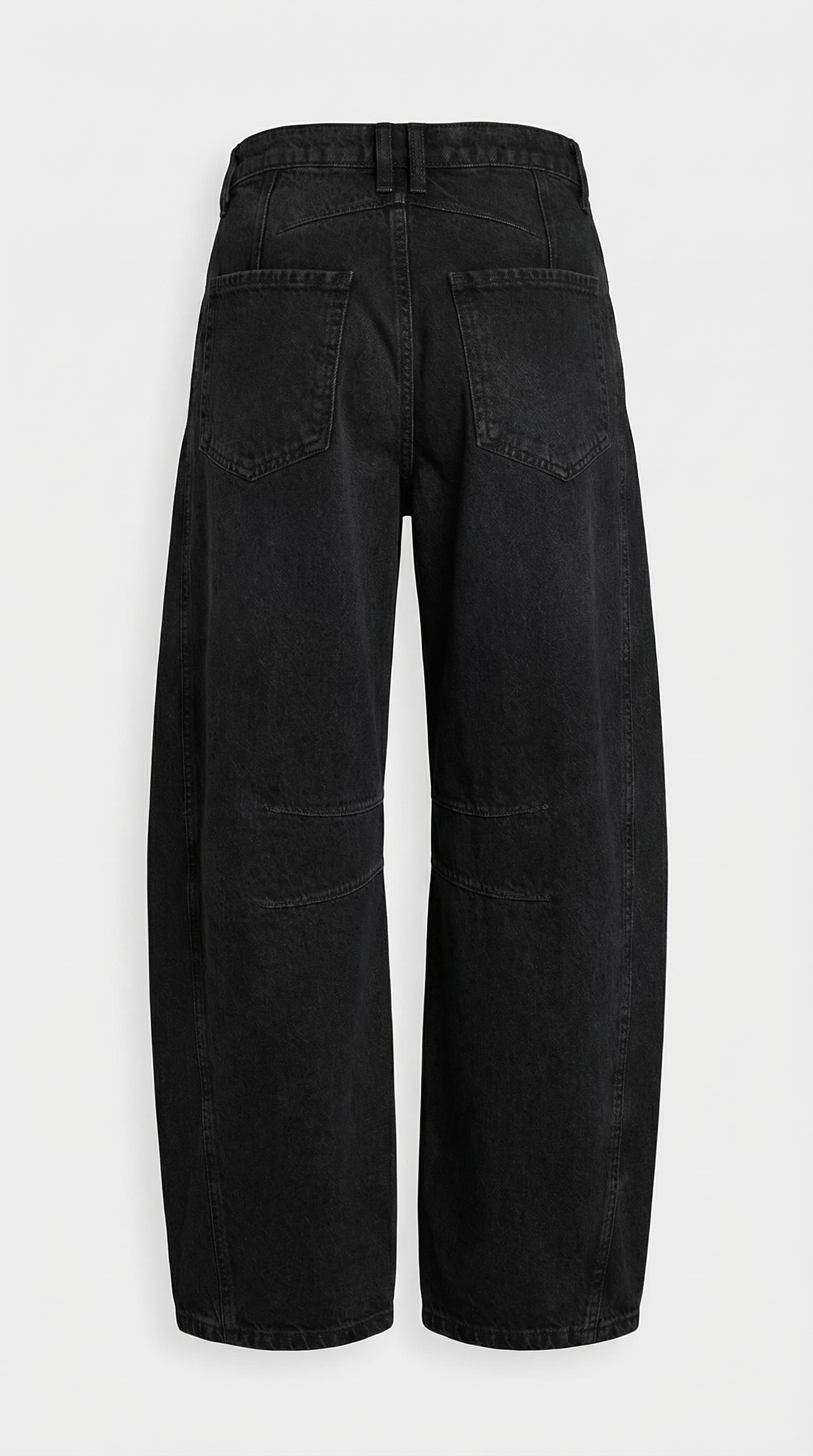 Storma - High Stretch Mid-Rise Barrel Jeans Black