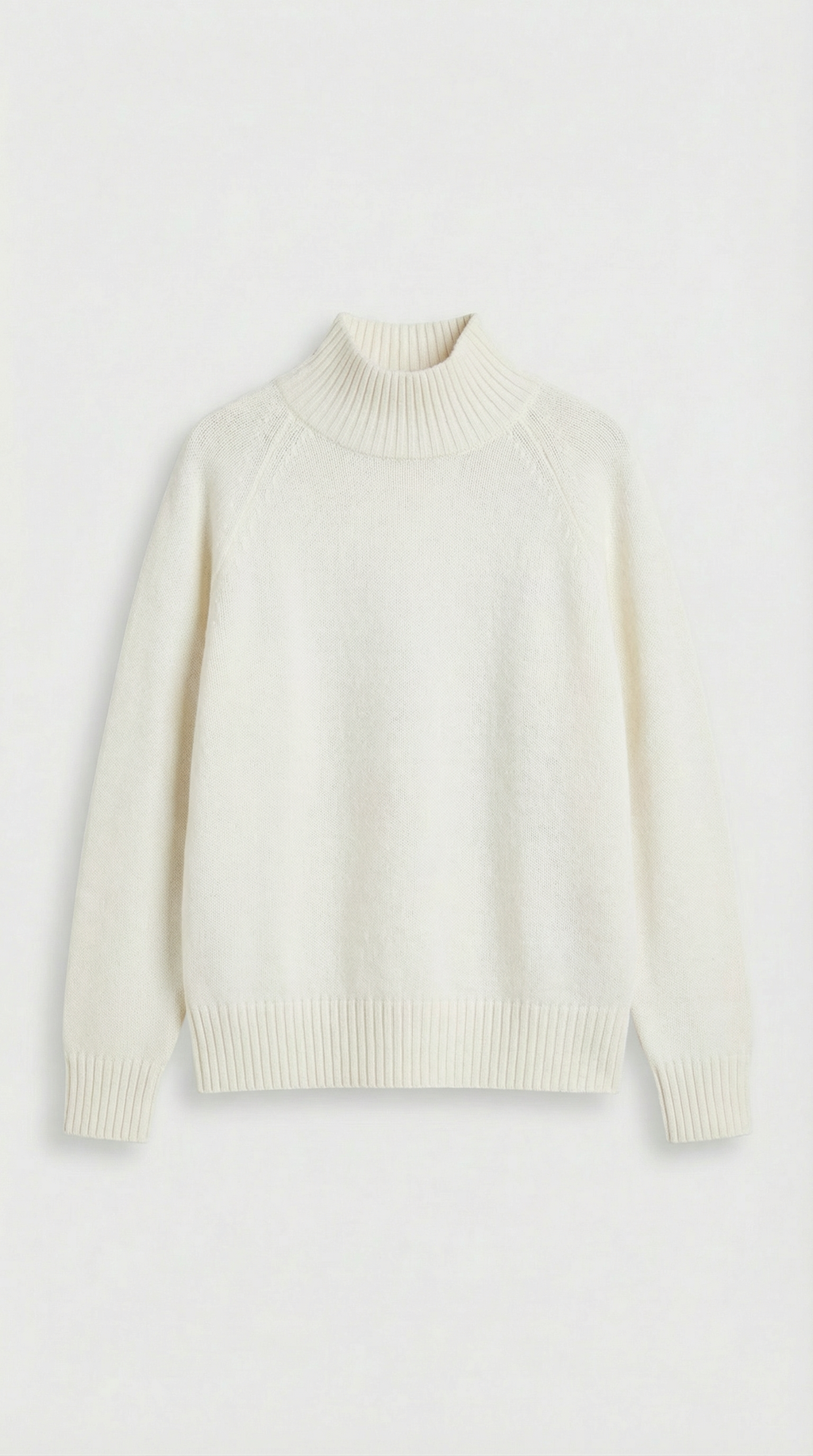 Vilo - 100% Wool Set with Thick Sweater and Wide Pants White