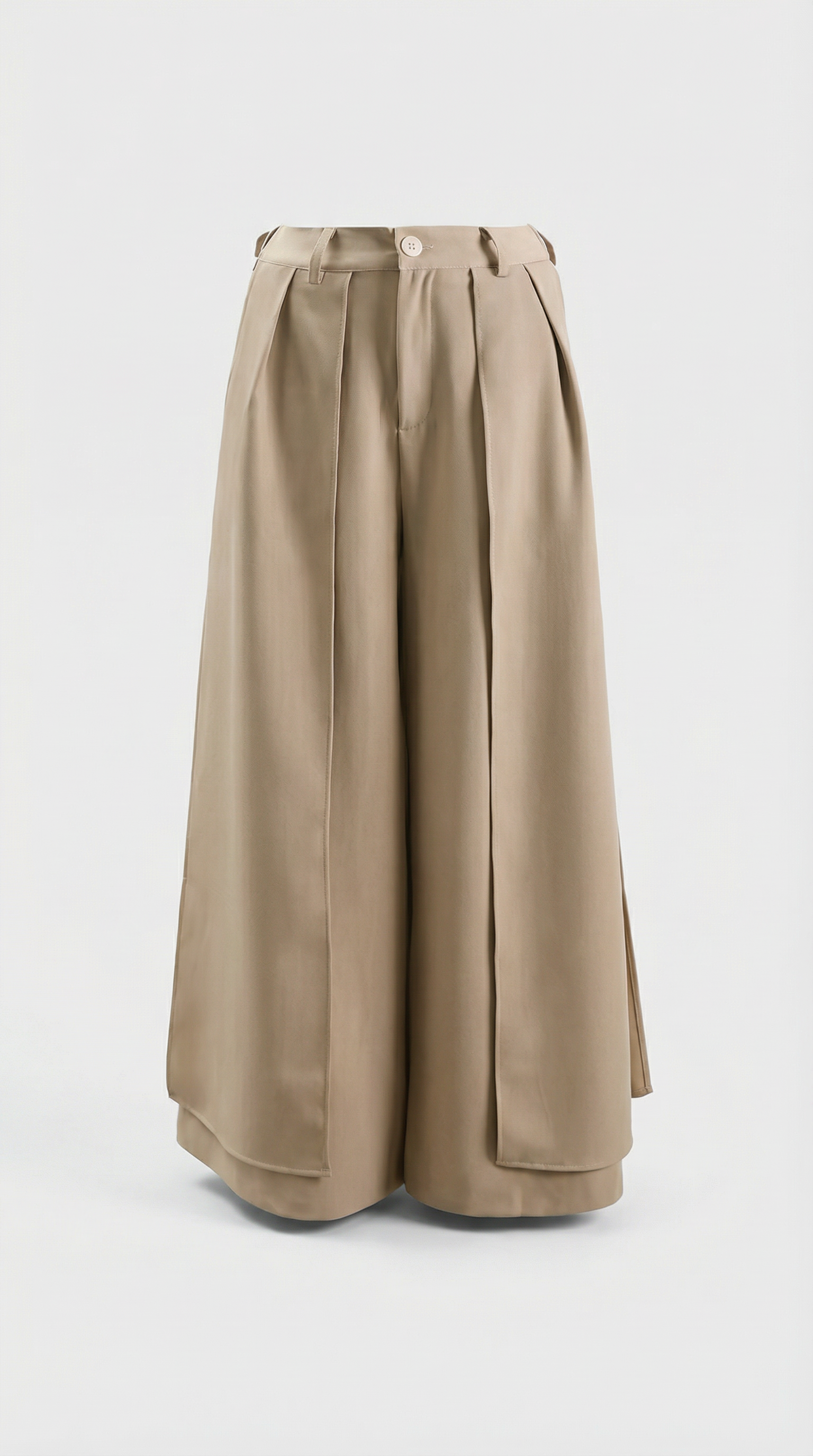 Elnora - Spliced Wide-Leg Trousers