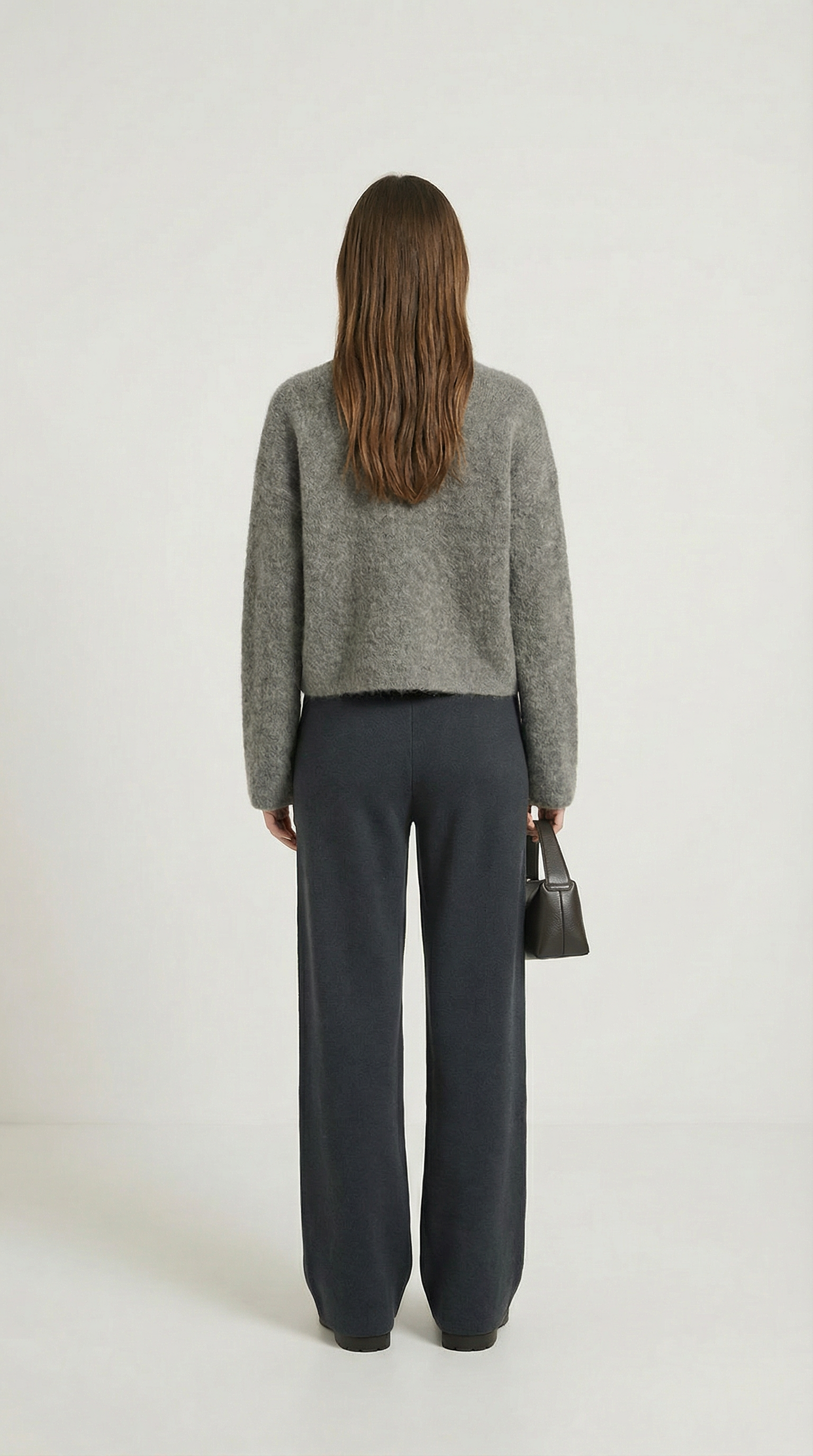 Heron - Double Breasted Fluffy Knitted Cardigan