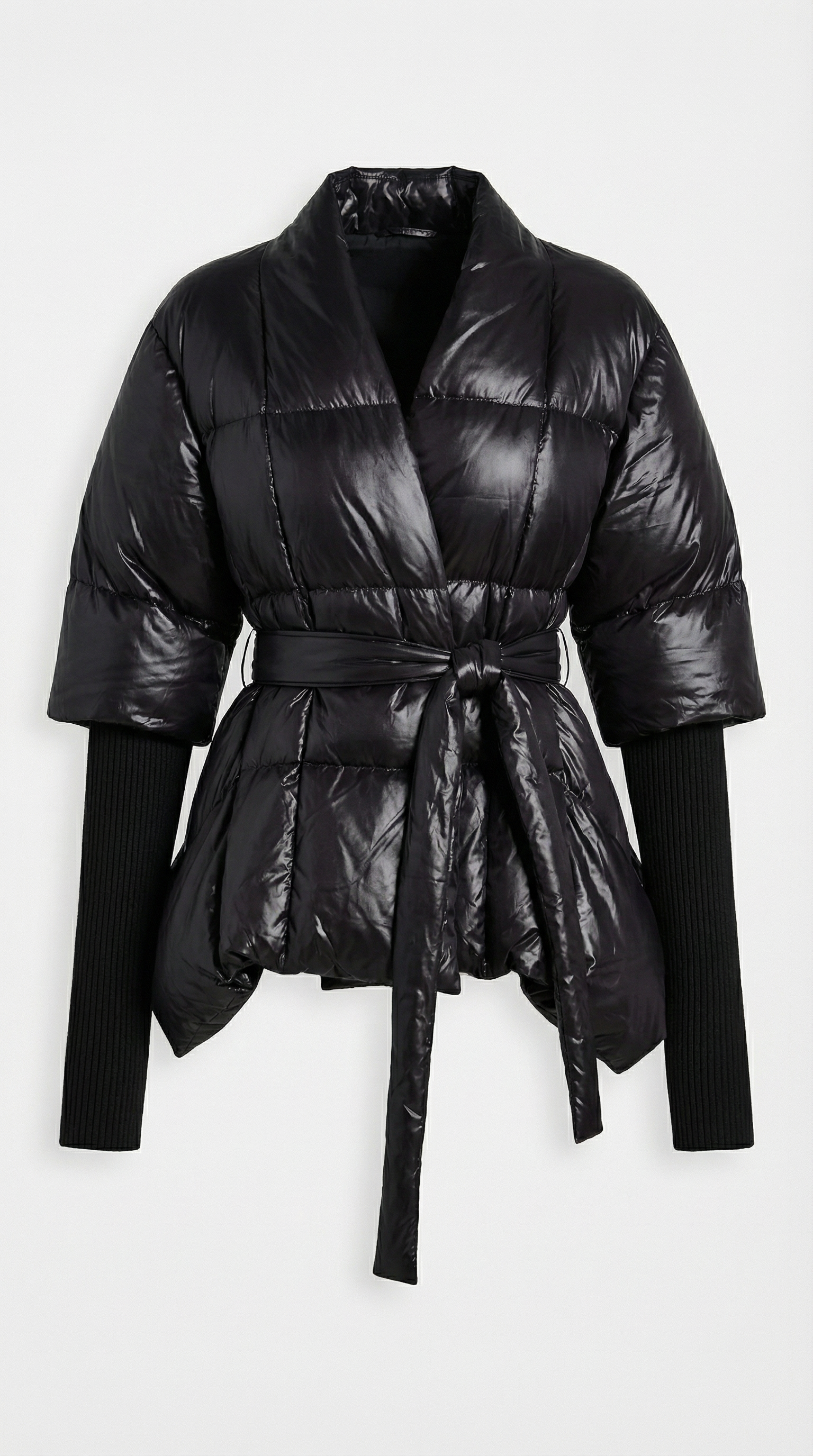 Gloria - Sculpted Down Wrap Jacket