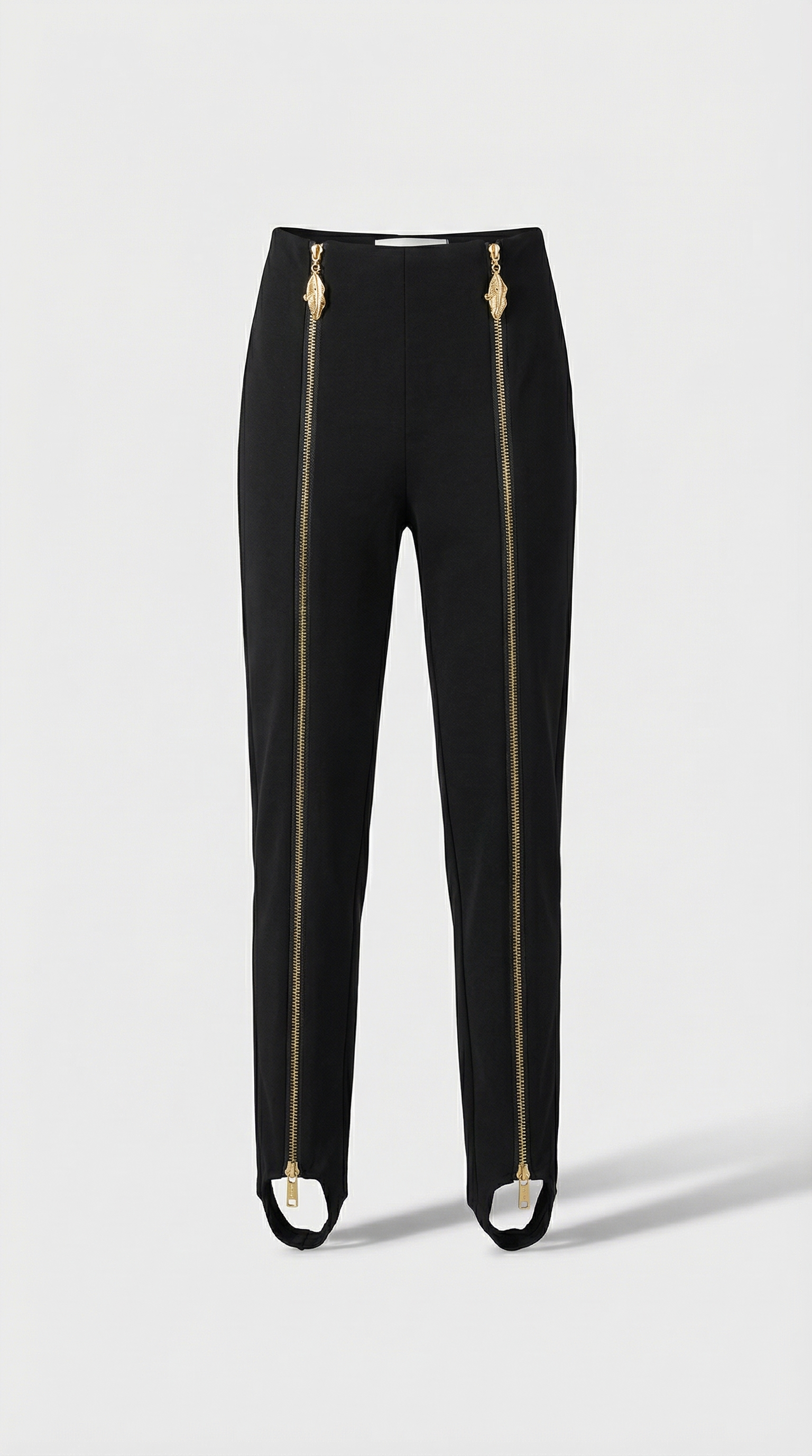 Kori - Long Zipper Design Slim Fit Pants