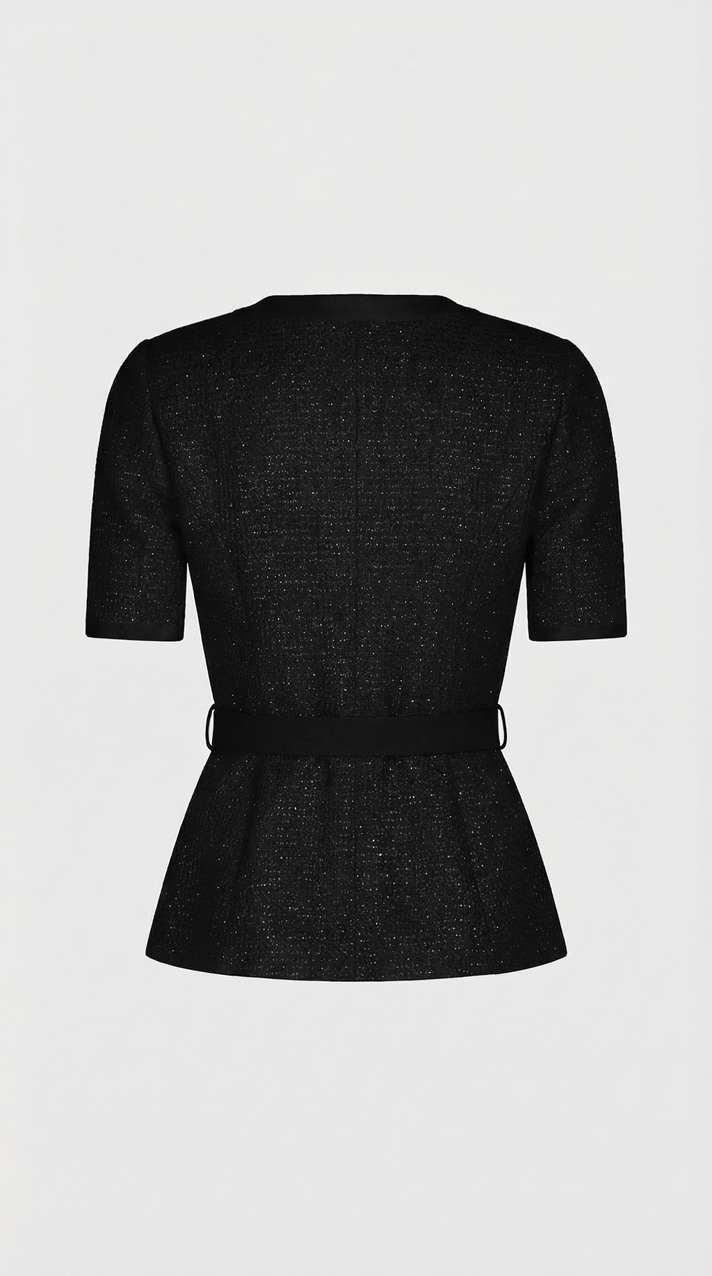 Caldera - Slimming Knitted Top with Bow Accents and Skirt Set