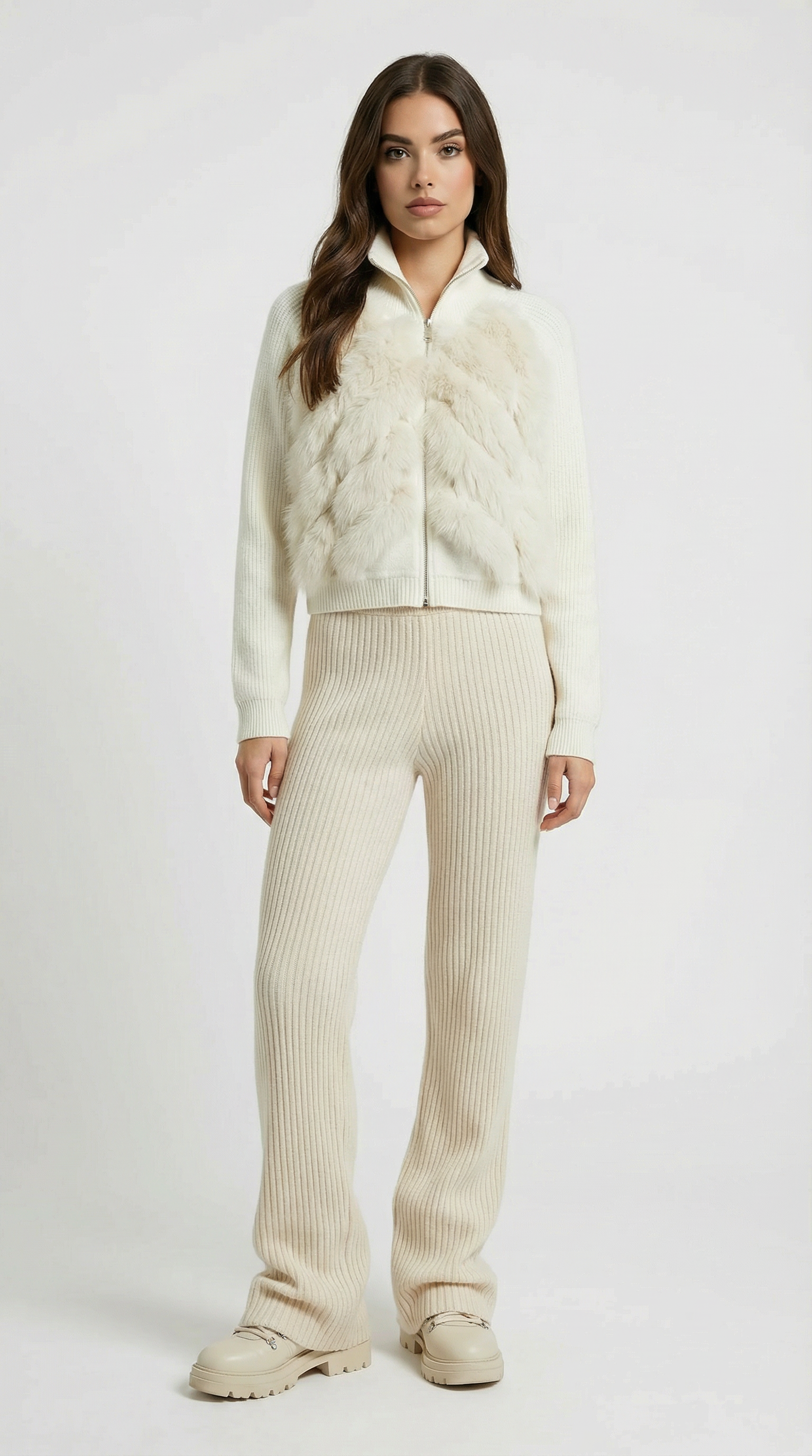 Glase - Loose Fox Fur Sweater