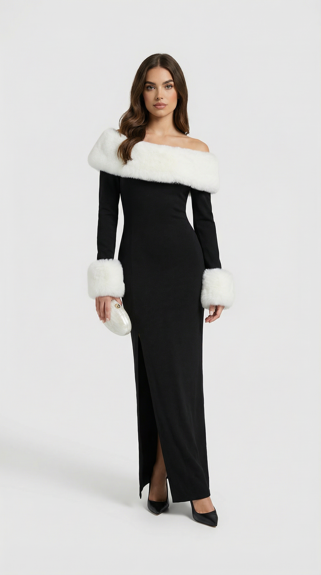 Morven - Royal Collar Full Sleeve Dress