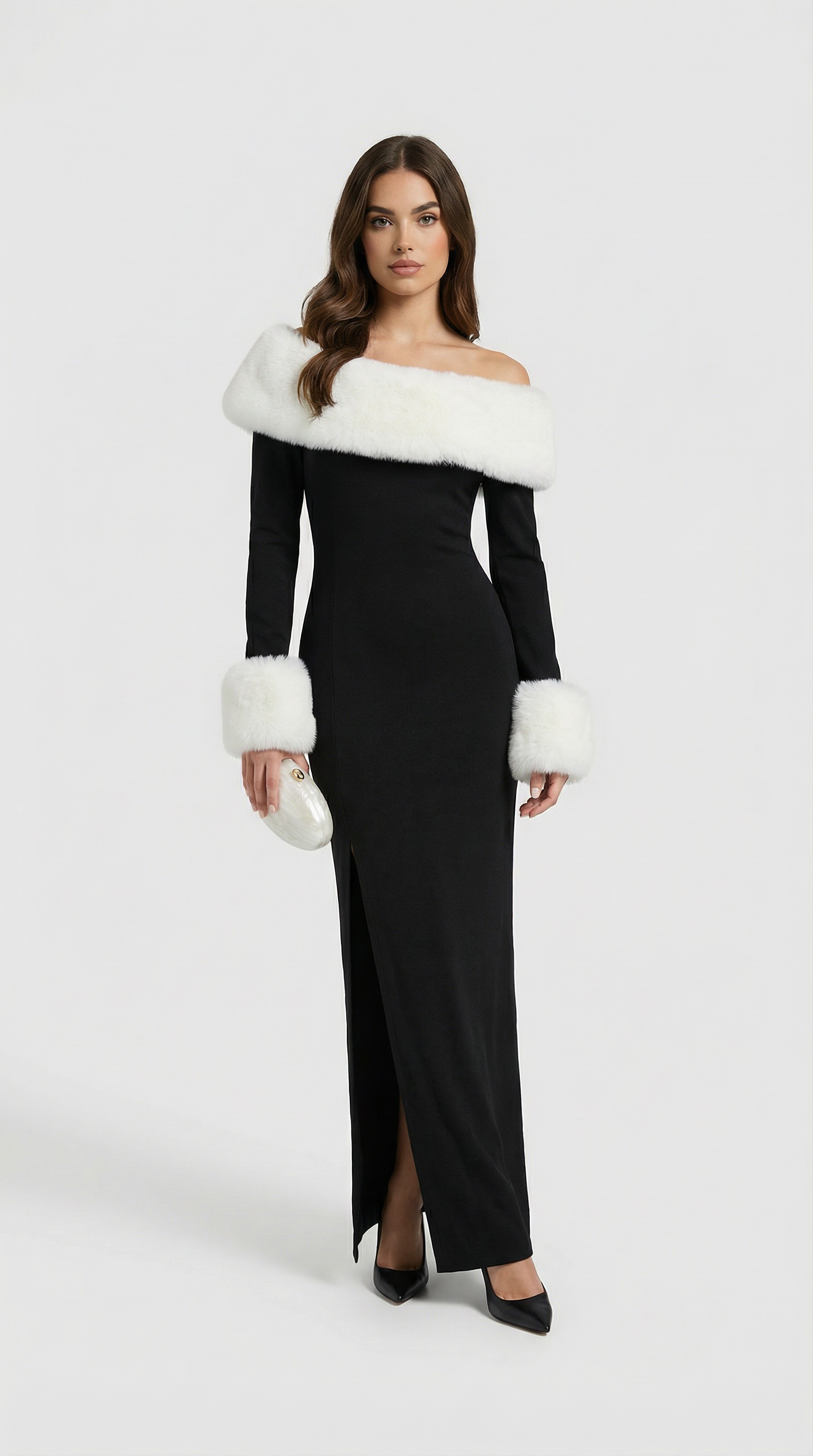 Morven - Royal Collar Full Sleeve Dress