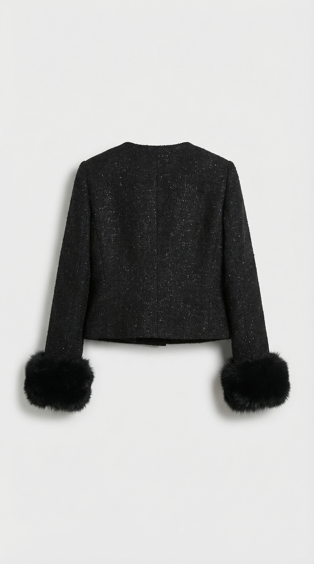 Moraine - Black Stylish Jacket and Half Skirt Set