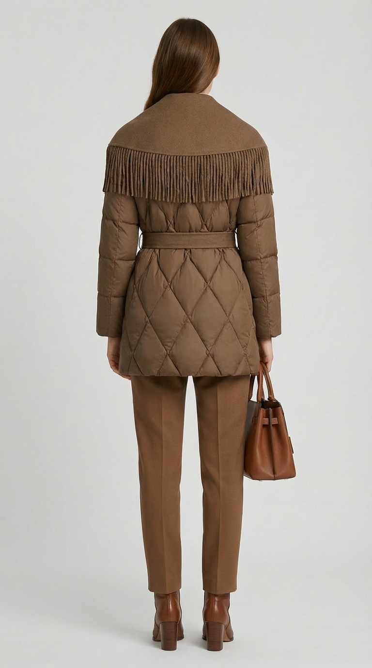 Eclisse - Hybrid Natural Wool and Down Quilt Jacket