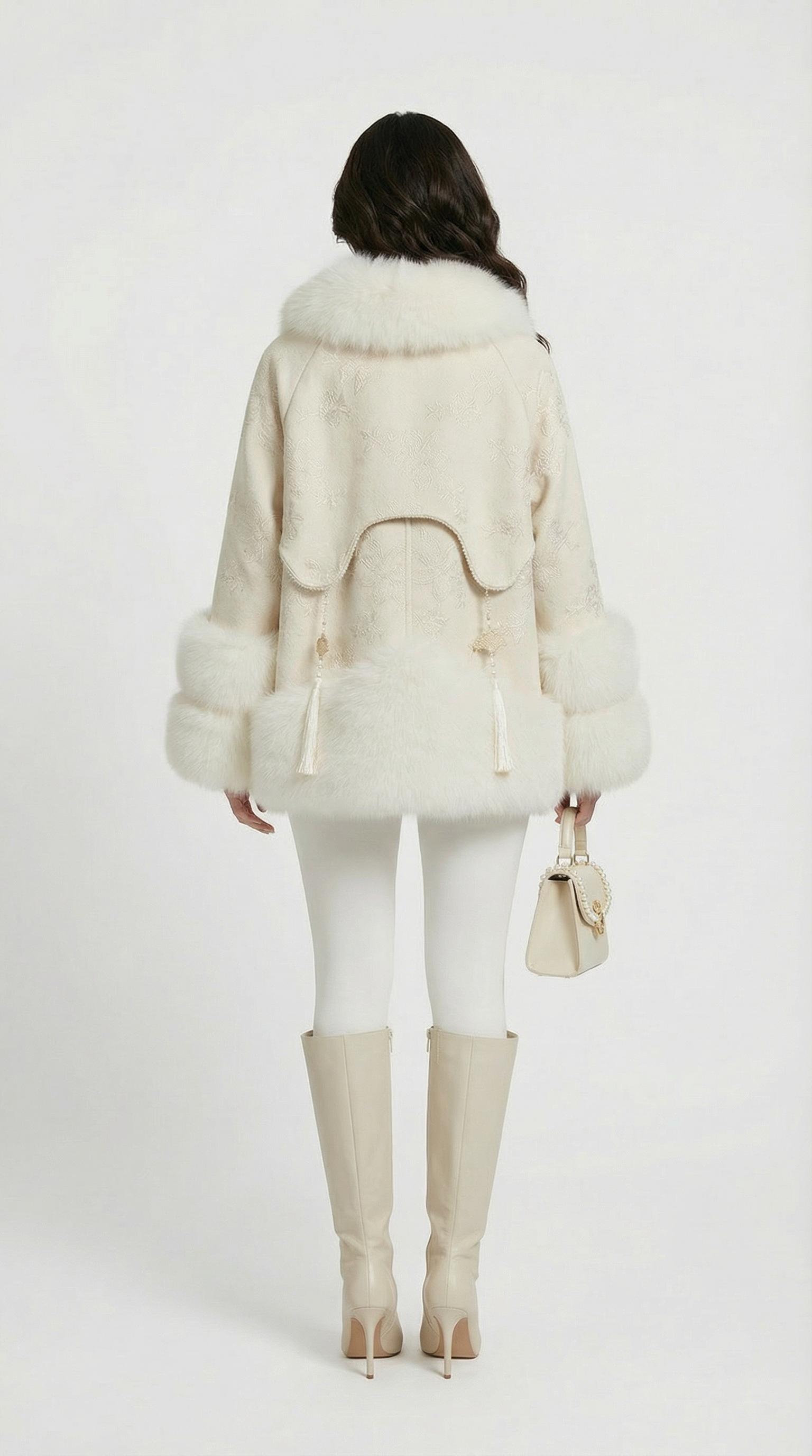 Aeris - Vegan Fox Fur and Down Jacket