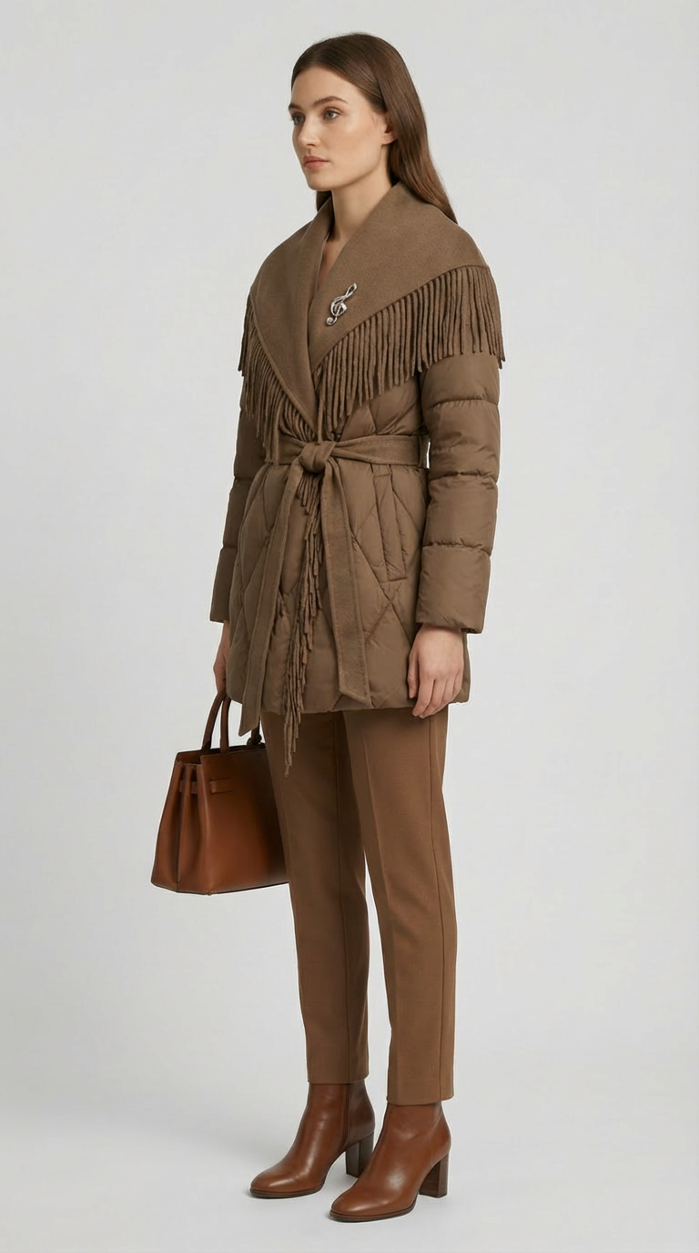 Eclisse - Hybrid Natural Wool and Down Quilt Jacket