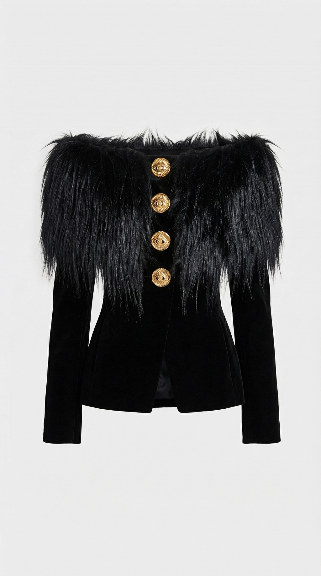 Rune - Refined Long Sleeve Fur Jacket