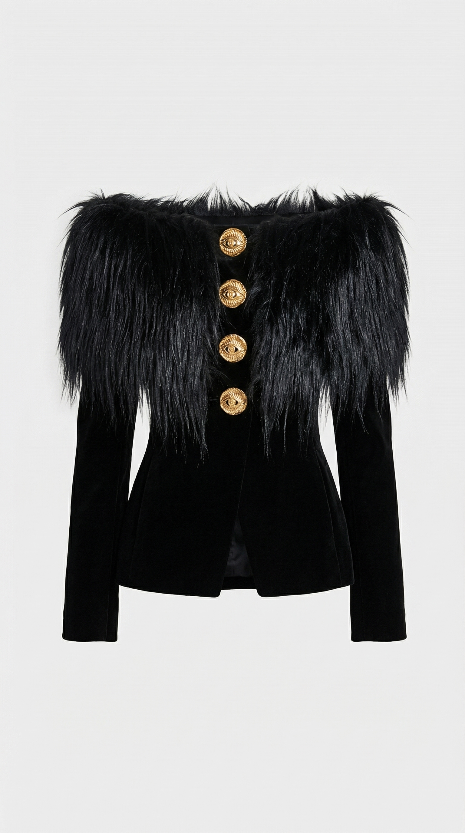 Rune - Refined Long Sleeve Fur Jacket