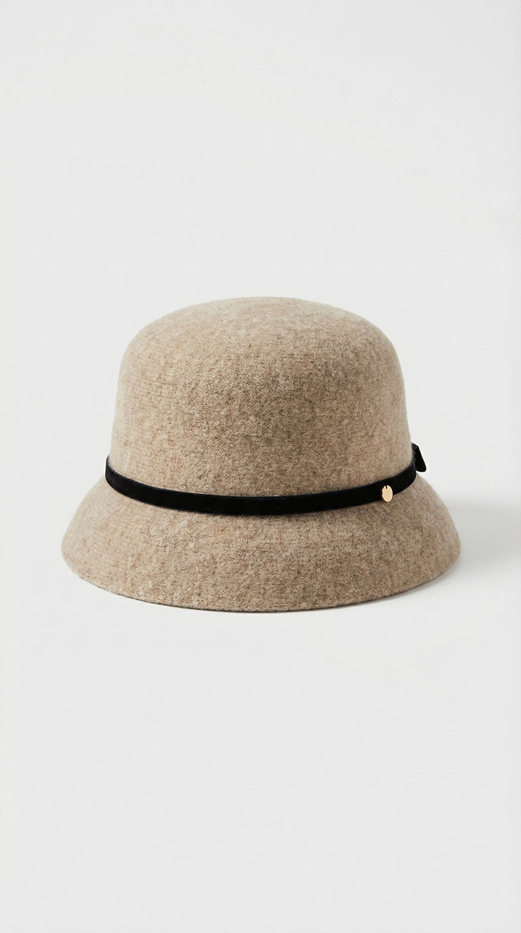Tavo - Woolen Hat with Luxury Velvet Bow