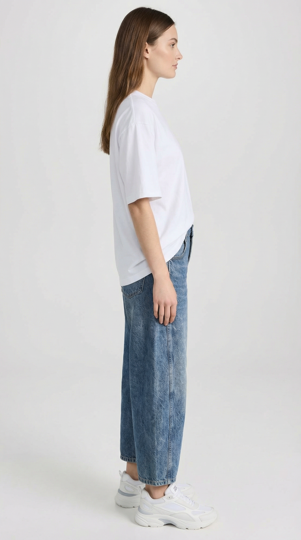 Storma - High Stretch Mid-Rise Barrel Jeans Blue