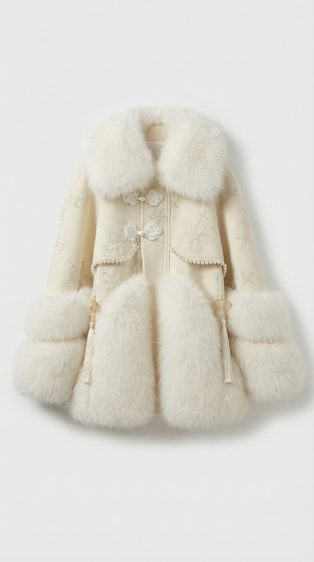 Aeris - Vegan Fox Fur and Down Jacket