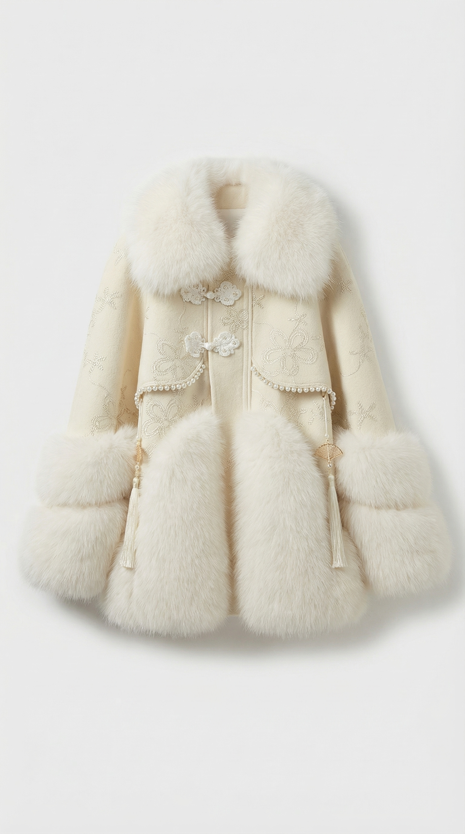 Aeris - Vegan Fox Fur and Down Jacket