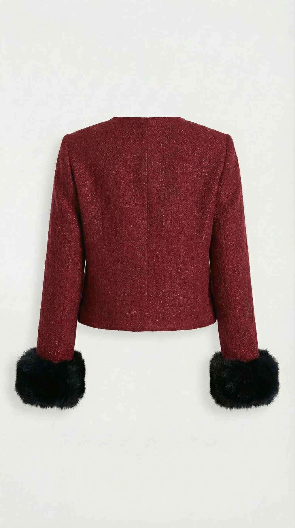 Moraine - Red Stylish Jacket and Half Skirt Set