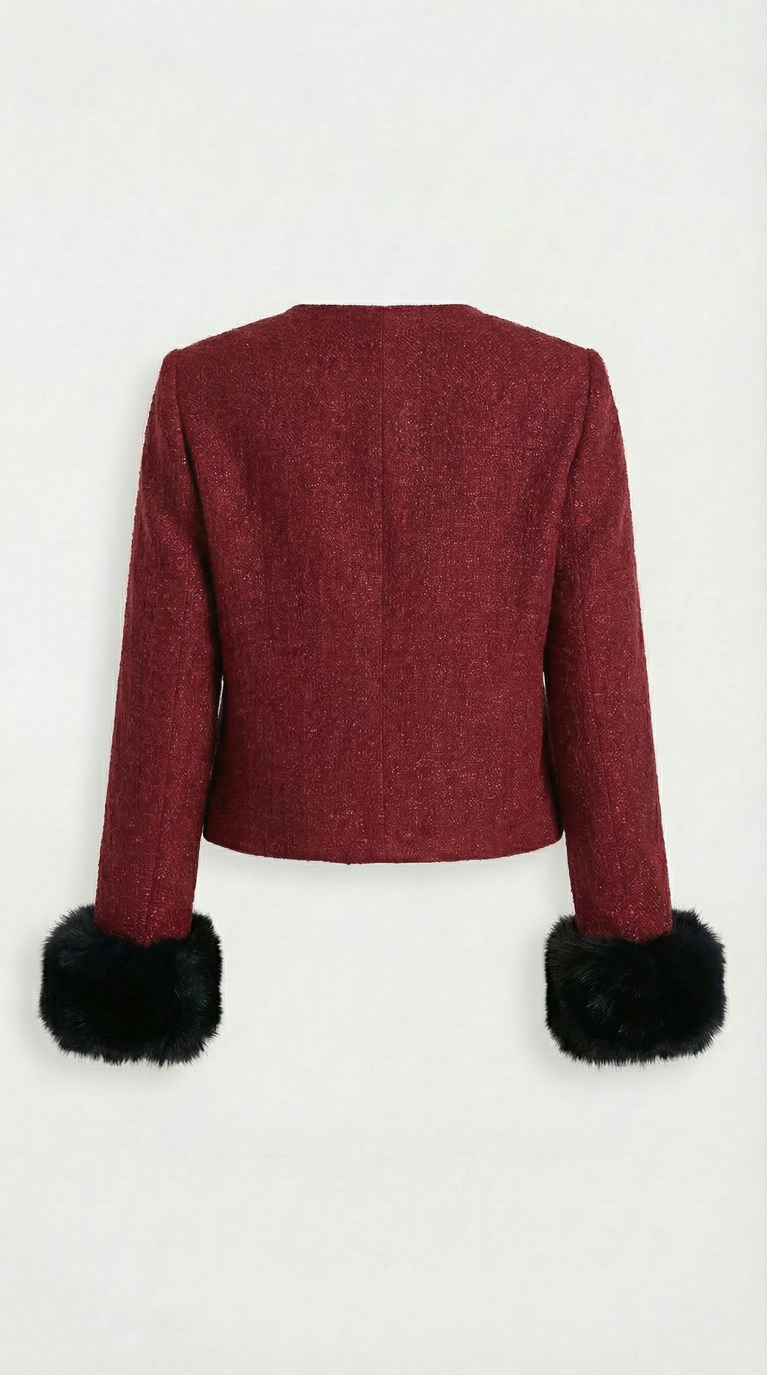 Moraine - Red Stylish Jacket and Half Skirt Set