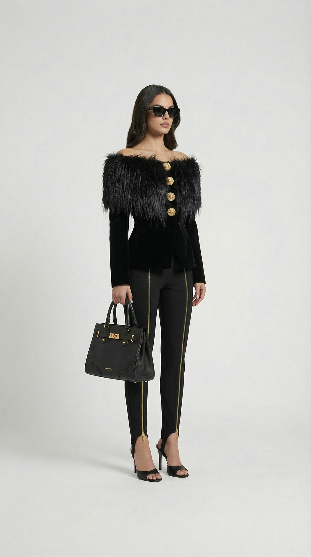 Rune - Refined Long Sleeve Fur Jacket