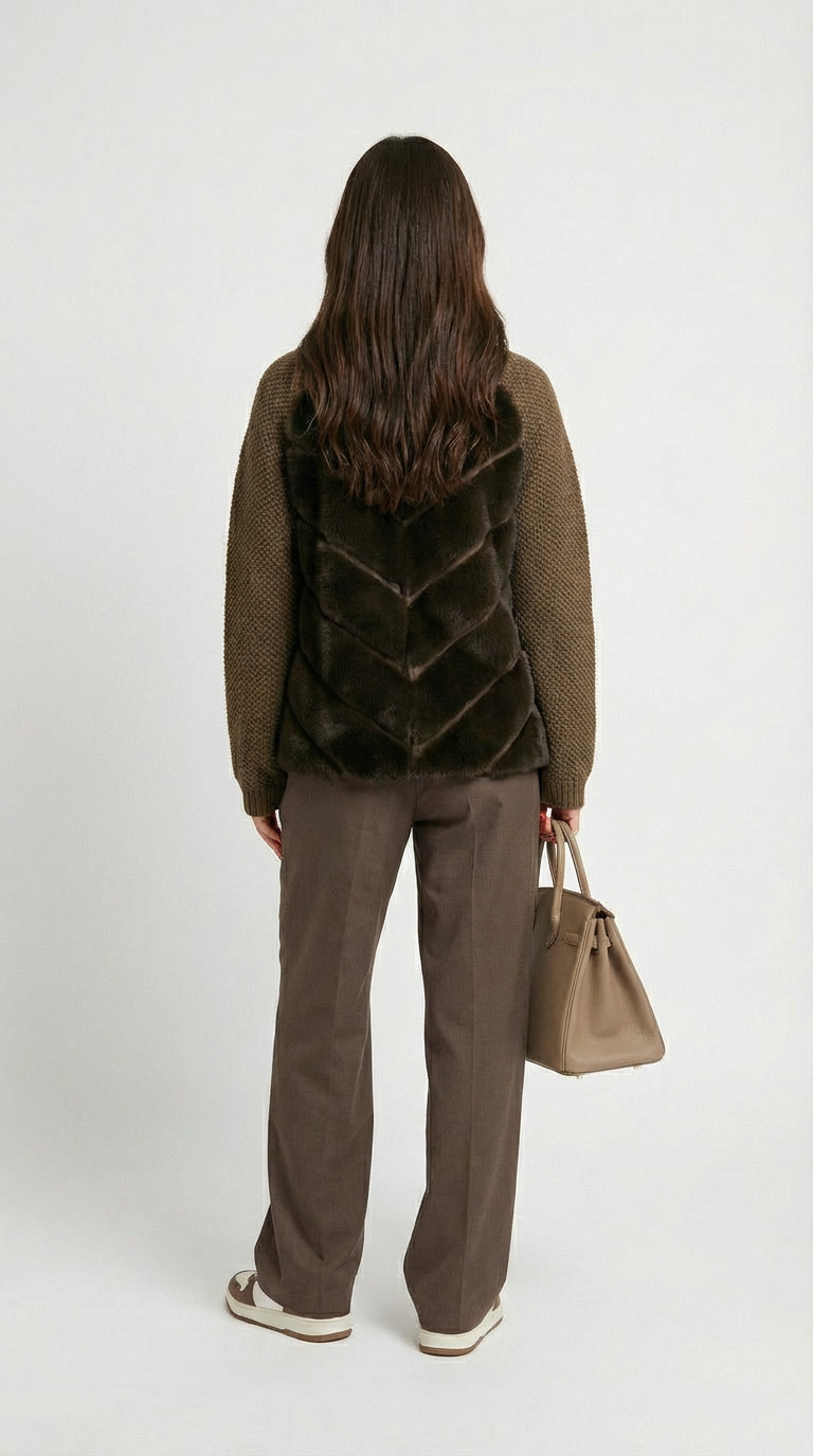 Brumal - Vegan Fur Patchwork Jacket