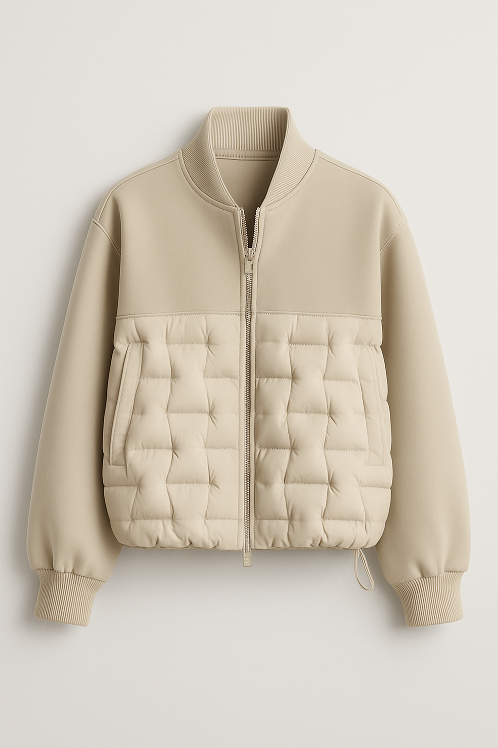 Eclisse - Hybrid Natural Wool and Down Quilt Jacket