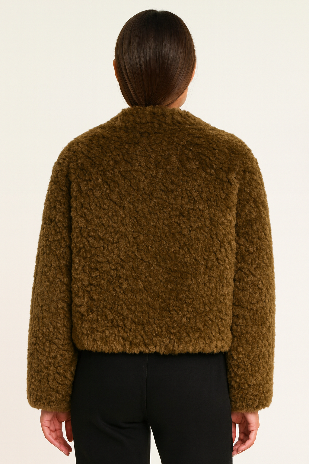 Gloria - Thickened Plush Jacket with Metal Hook Buckle