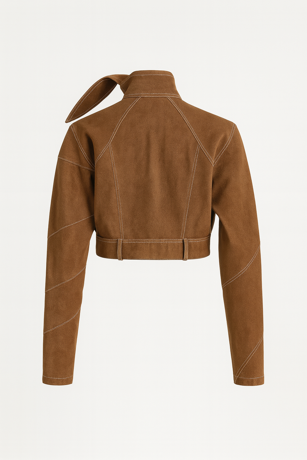 Ephira - Cropped jacket and High-Waist Elongated Trousers Set