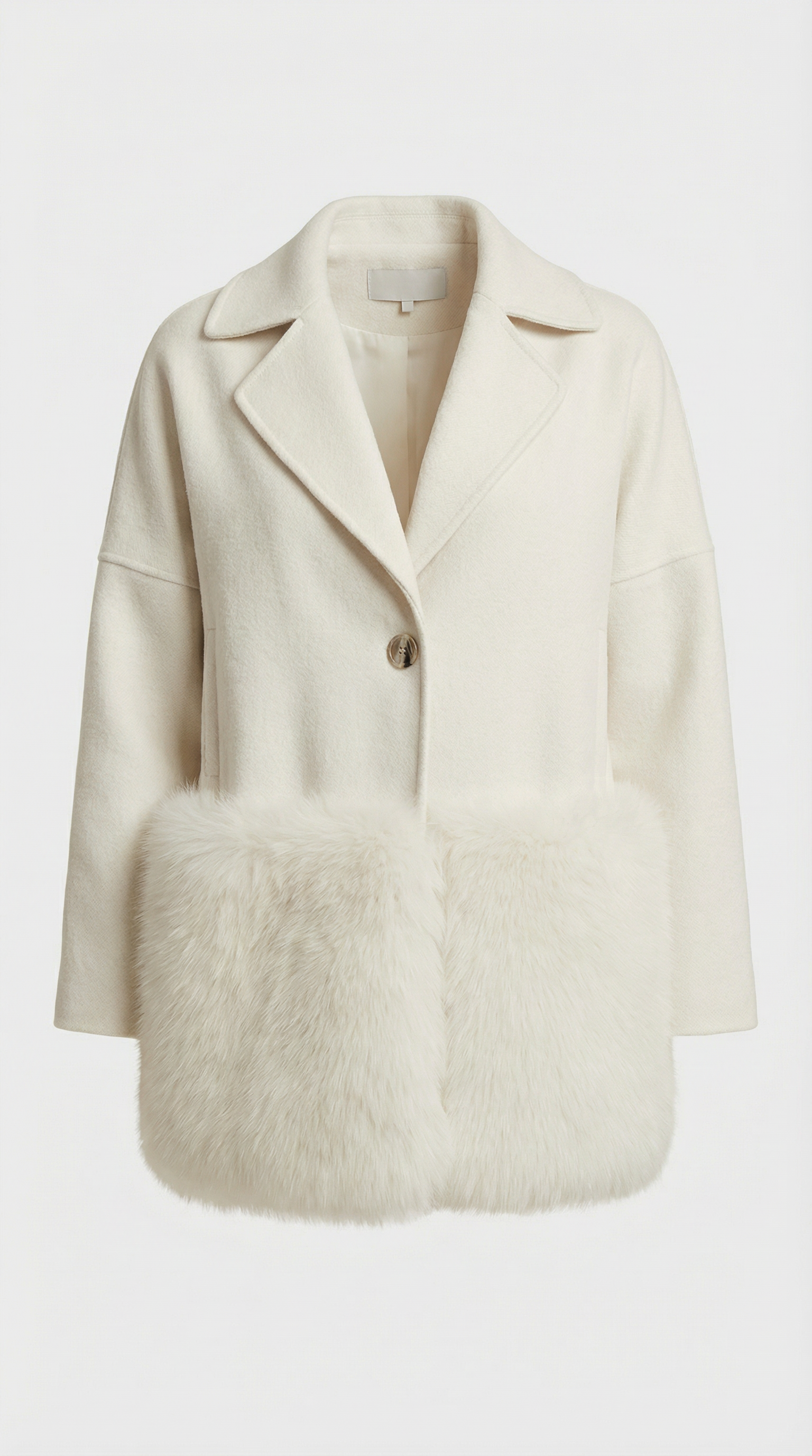 Ashen - Wool and Cashmere Blend Large Pocket Jacket