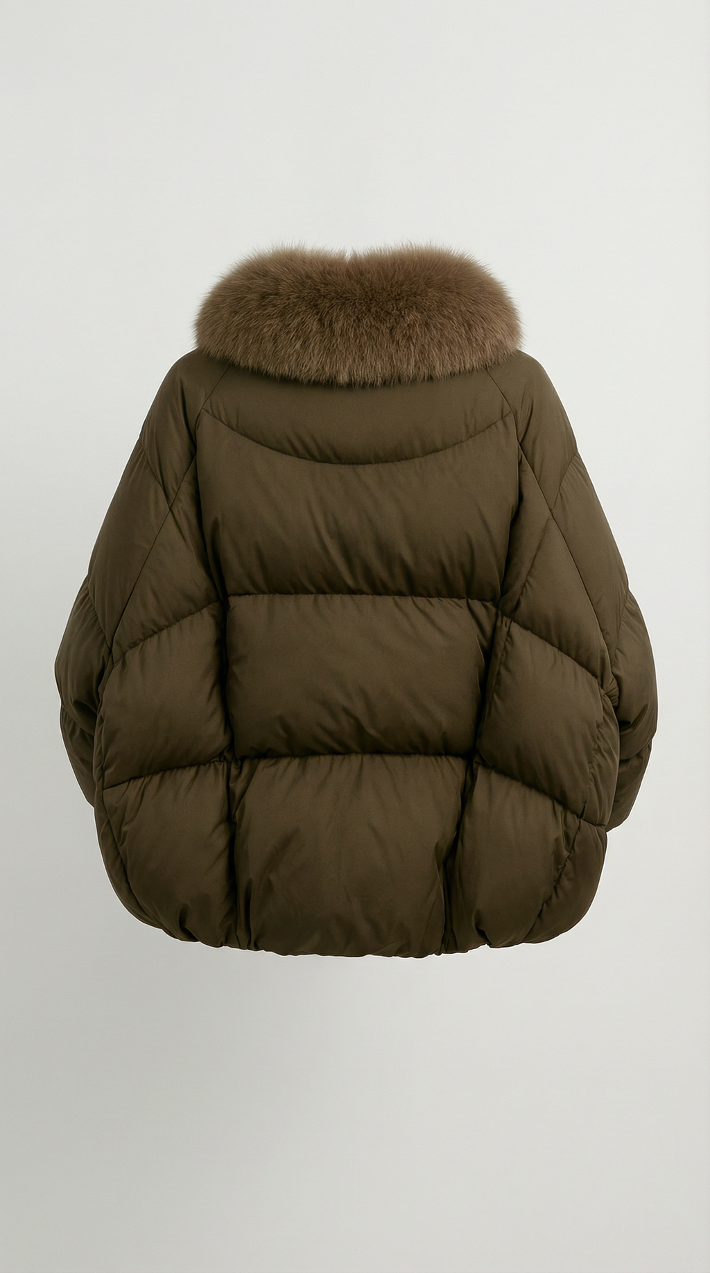 Plume - Puffer Jacket with Premium Goose Down and Natural Fox Fur Collar
