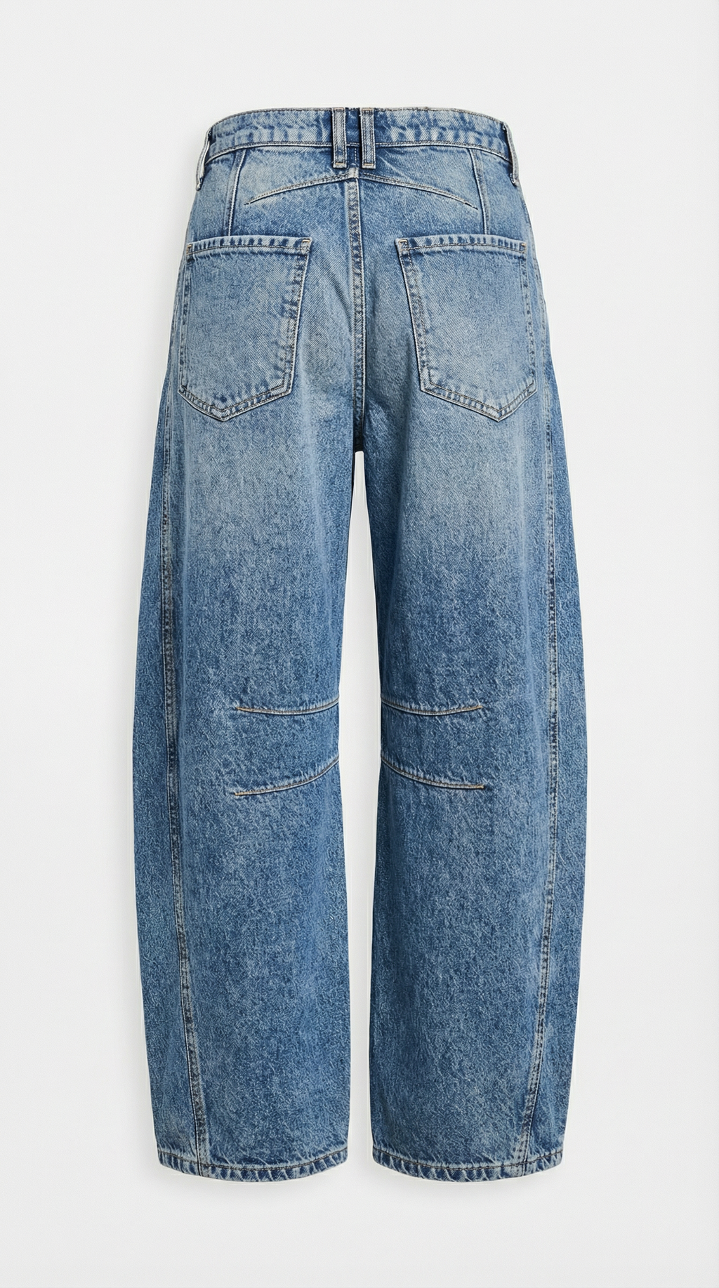 Storma - High Stretch Mid-Rise Barrel Jeans Blue
