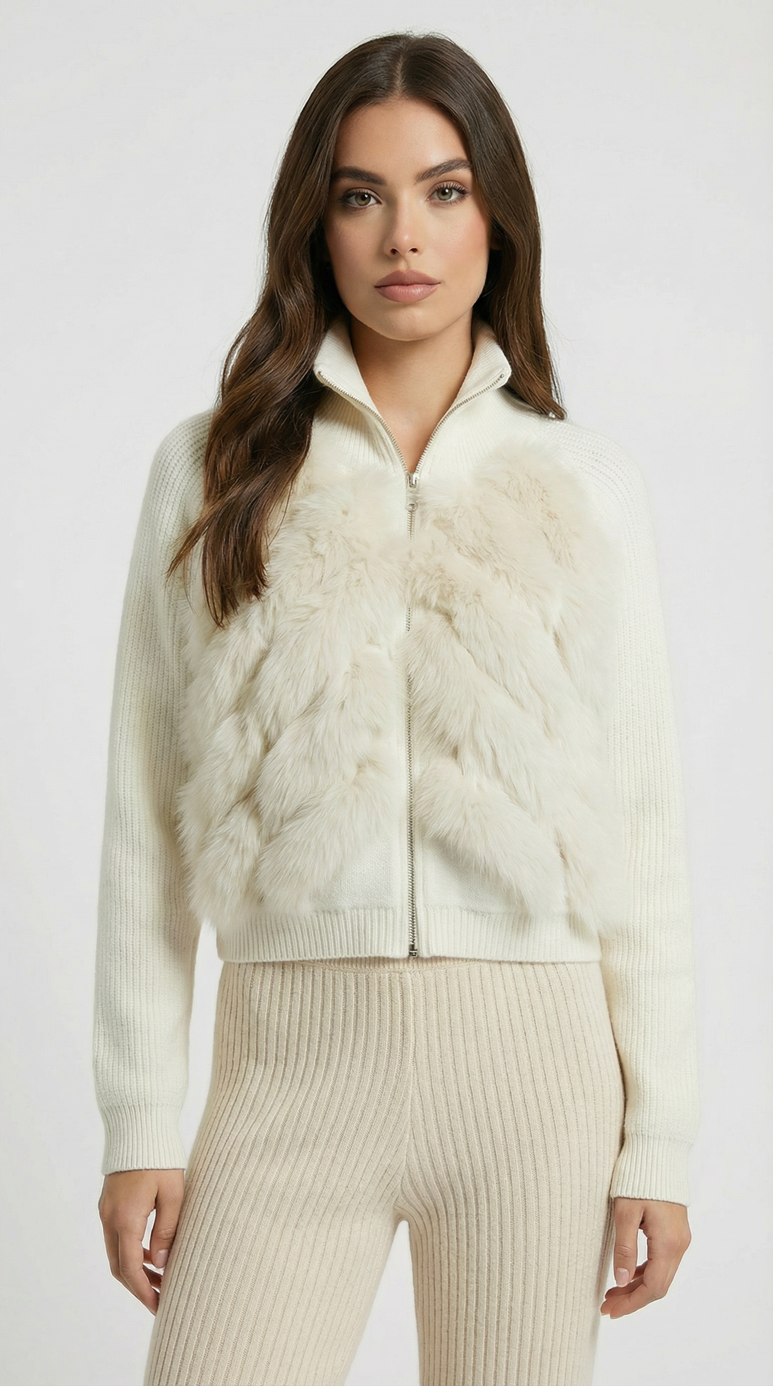 Glase - Loose Fox Fur Sweater