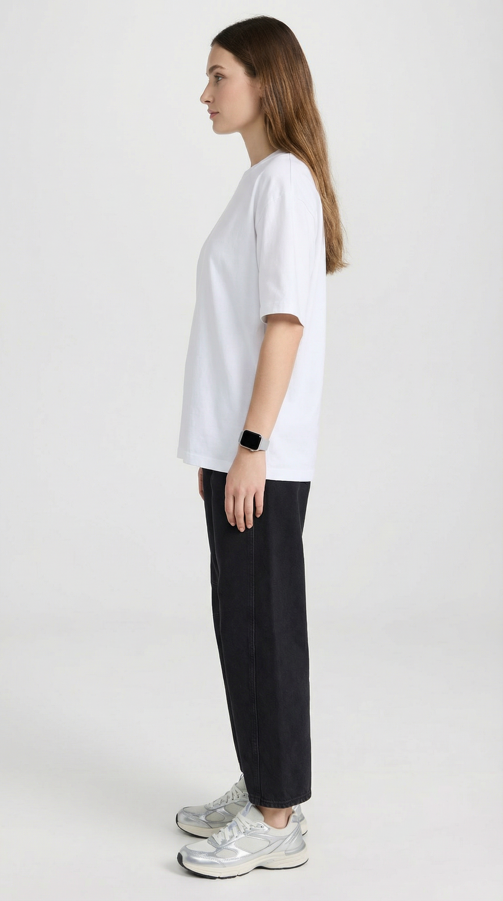 Storma - High Stretch Mid-Rise Barrel Jeans Black