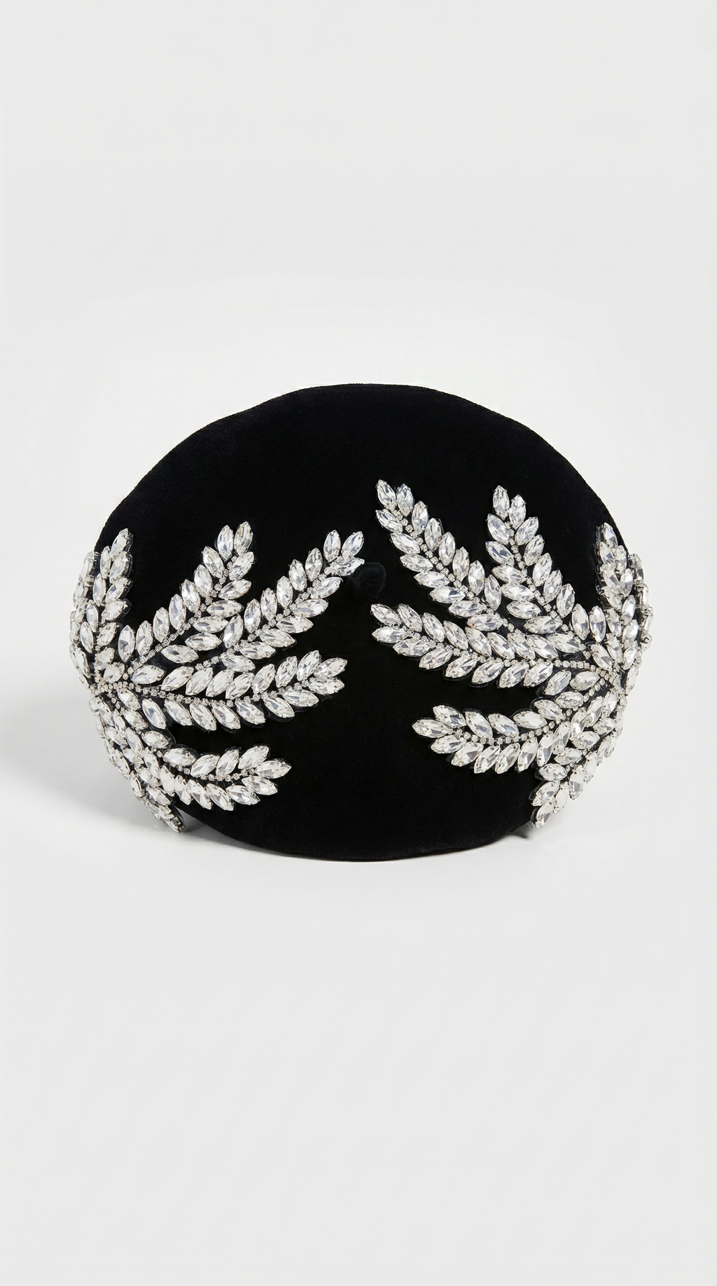Ravi - Woolen Beret with Stone Encrusted Elements